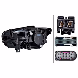 Headlights; HELLA; Right LED LED 12 for right-hand traffic; for MERCEDES-BENZ; 2479062004, A2479062004