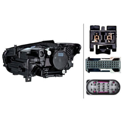 HELLA 1EX 015 558-321 Headlights Right LED LED 12 for right-hand traffic