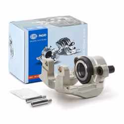 Brake caliper; HELLA; for BMW; 34116772018, 34116776528, 6772018, 6776528