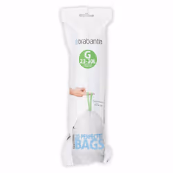 Brabantia Bin Liners, Size G, 23-30 L - 20 Bags