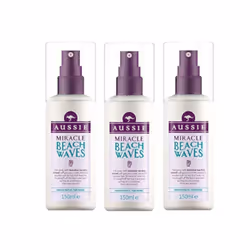 3 x Aussie Miracle Beach Waves Spray, 150 ml