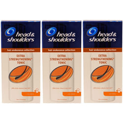 3 x Head & Shoulders Extra Strengthening Hair Tonic Treatment 50ml