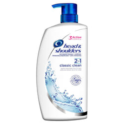 Head & Shoulders Classic Clean 2-in-1 Dandruff Shampoo and Conditioner, 1000 ml