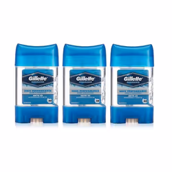 3 x Gillette Endurance Antiperspirant Clear Gel 70ml - Arctic Ice