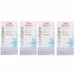 ) Wella Colour Charm Permanent Liquid Hair Toner - 42ml - T18 (x4