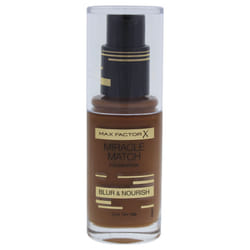 Max Factor Miracle Match Foundation - # 100 Sun Tan - 1 oz Foundation