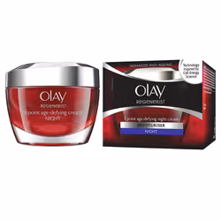 Olay Regenerist 3 Point Moisturiser Anti-Ageing Night Cream Ultra-Hydrating 50ml