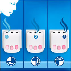 Febreze Ambi Pur 3Volution Air Freshener Plug-In Diffuser Refill, Odour Eliminator, lavender, 120 ml (20 x 6)
