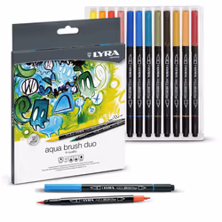 Lyra Aqua Brush Duo felt pen Assorted colours 36 pc(s)