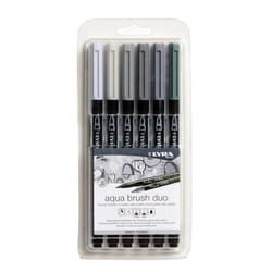 Lyra Aqua Brush Duo felt pen Assorted colours 6 pc(s)