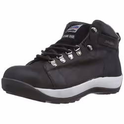 Portwest Mens Steelite Mid Cut Nubuck SB Safety Shoes FW31 Black 9 UK, 43 EU - EN safety certified