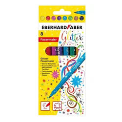 Eberhard Faber Glitter felt-tip pen set 8pc.