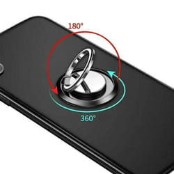 360 Rotating Phone Holder for iPhone 15 Pro Max, Samsung - Silver