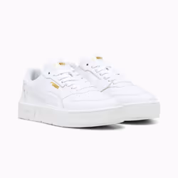 ) Puma Cali Court Leather Women's White Trainers - White, 5 (Adults'