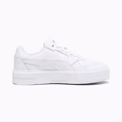 ) Puma Cali Court Leather Women's White Trainers - White, 5 (Adults'