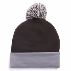 Puma Golf Mens WRMLBL Thermal 'Cat' Logo Removable Pom Beanie Hat