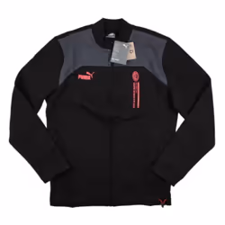 2023-2024 AC Milan FtblCulture Track Jacket (Black) - XXL