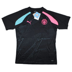2023-2024 Man City Pre-Match Jersey (Dark Navy) - L