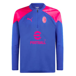 2023-2024 AC Milan Training Half Zip Top (Sapphire) - XXL
