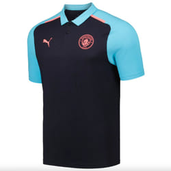 2023-2024 Man City Casuals Polo (Dark Navy) - 3XL