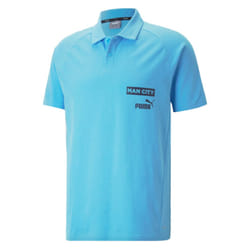 2023-2024 Man City Casuals Polo (Blue Wash) - XL