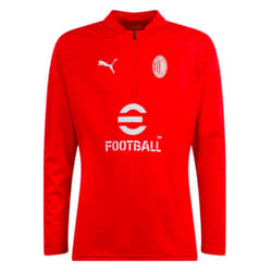 2023-2024 AC Milan Training Half Zip Top (Red) - XL