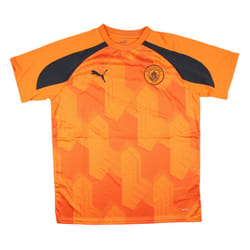 2023-2024 Man City Pre-Match Jersey (Orange) - Kids - XLB