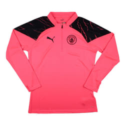 2023-2024 Man City Training Half Zip Top (Sunset Glow) - XL