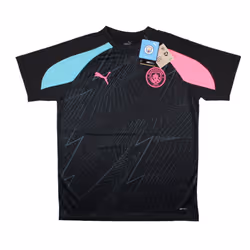 2023-2024 Man City Pre-Match Jersey (Dark Navy) - Kids - SB
