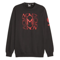 2023-2024 AC Milan FtblCore Graphic Crew Sweat (Black) - M