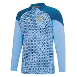 2023-2024 Man City Training Fleece (Light Blue) - M