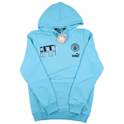 2023-2024 Man City FtblCore Graphic Hoody (Hero Blue) - XL