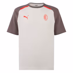 2023-2024 AC Milan Casuals Tee (Light Grey) - XL