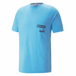 2023-2024 Man City Casuals Tee (Blue Wash) - XL