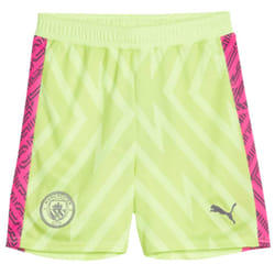 2023-2024 Man City Goalkeeper Shorts (Yellow) - Kids - XXLB