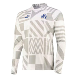 2023-2024 Marseille Pre-Match Sweat Top (White) - M