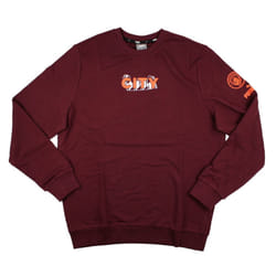 2023-2024 Man City FtblCore Graphic Crew Sweat (Aubergine) - M