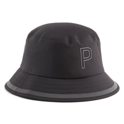 Puma Golf Mens 2024 DRYLBL Storm Water Repellent Reflective Bucket Hat - S/M, Puma Black