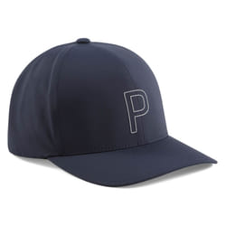Puma Golf Mens 2024 DRYLBL Storm Technology Moisture Wicking Fitted Cap - S/M, Deep Navy