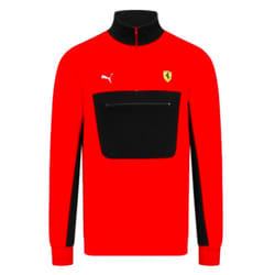 2023 Ferrari Fanwear Half Zip Sweat (Red) - 3XL