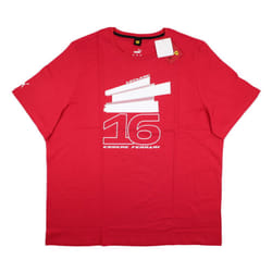 2023 Ferrari Fanwear Drivers Tee LeClerc #16 (Red) - XL