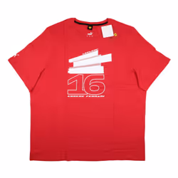 2023 Ferrari Fanwear Drivers Tee LeClerc #16 (Red) - XXL