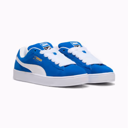) Puma Suede XL Suede Blue Trainers - Blue, 5 (Adults'