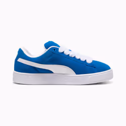 ) Puma Suede XL Suede Blue Trainers - Blue, 5 (Adults'