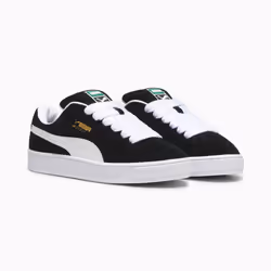 ) Puma Suede XL Suede Black Trainers - Black, 4 (Adults'