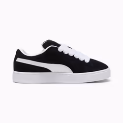 ) Puma Suede XL Suede Black Trainers - Black, 5 (Adults'