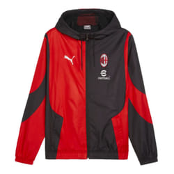 2023-2024 AC Milan Prematch Woven Jacket (Black) - L