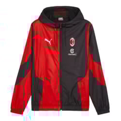2023-2024 AC Milan Prematch Woven Jacket (Black) - XL