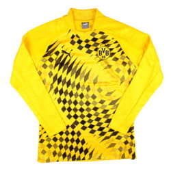 2023-2024 Borussia Dortmund Pre-Match LS Sweat Top (Yellow) - XL
