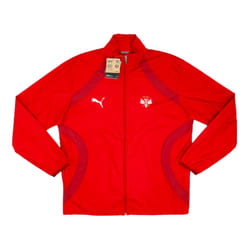 2024-2025 Serbia Pre-Match Woven Jacket (Dark Cherry) - M